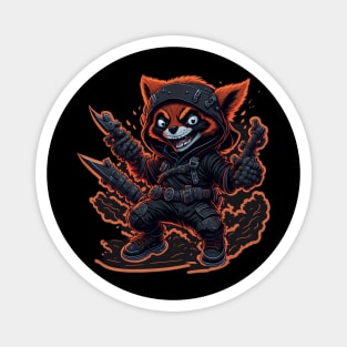 Red Panda Ninja_005 Magnet